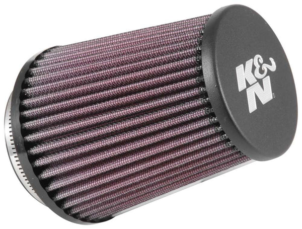 K&N Universal Rubber Filter 3in Flg 4-1/2inch OD B / 2-1/4inch H Black Top RE-5286
