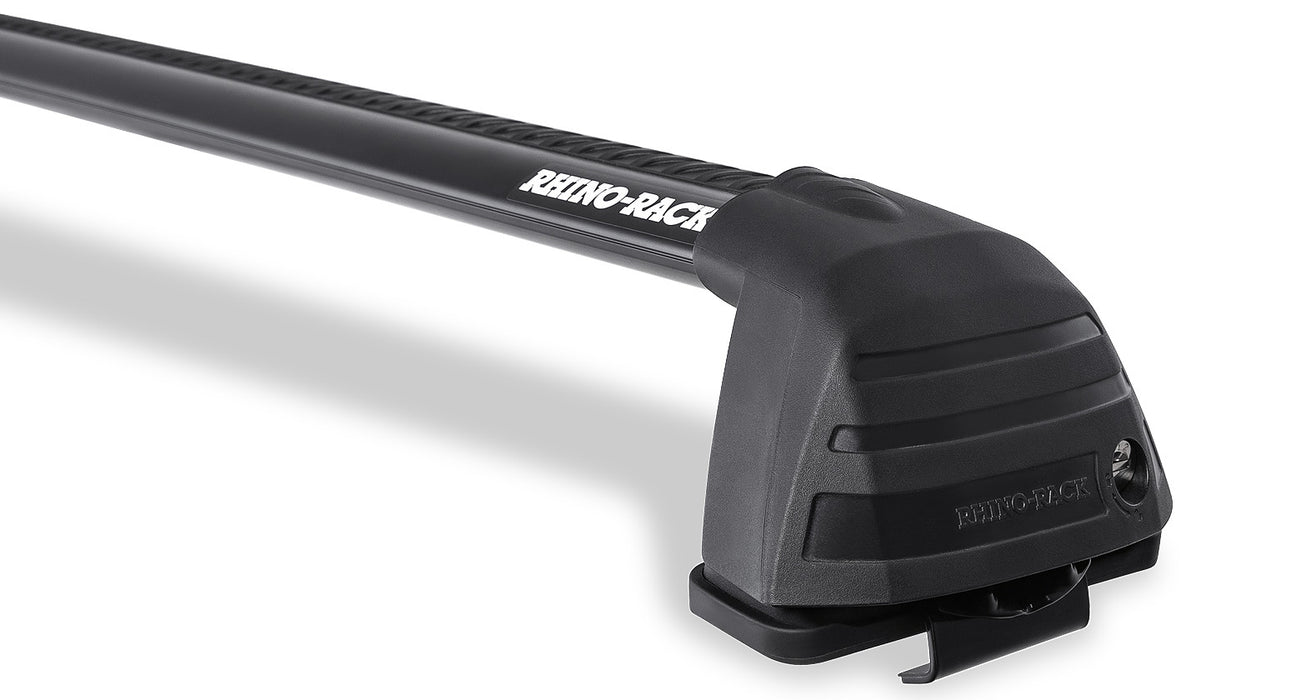 Rhino Rack Rhino-Rack 09-15 Mitsubishi Challenger 4 Door Vortex Roc25 Flush 2 Bar Roof Rack Black RV0293B