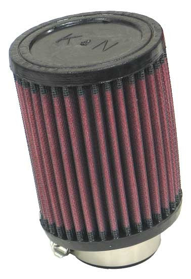 K&N Universal Clamp-On Air Intake Filter: High Performance, Premium, Washable, Replacement Air Filter: Flange Diameter: 1.75 In, Filter Height: 4.5 In, Flange Length: 1 In, Shape: Round, RU-1030,Black