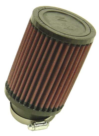 K&N Universal Clamp-On Air Intake Filter: High Performance, Premium, Washable, Replacement Air Filter: Flange Diameter: 2.25 In, Filter Height: 5 In, Flange Length: 1 In, Shape: Round, RU-1710