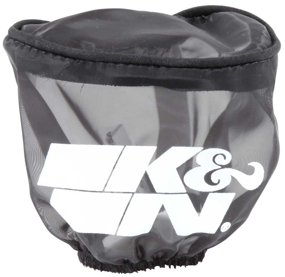 K&N Air Filter Wrap Black Oval Tapered 3.75in Base I/S Width x 2.5in Top I/S Width x 2.75in H RU-2780DK