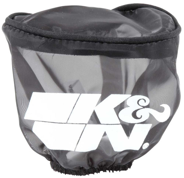 K&N Air Filter Wrap Black Oval Tapered 3.75in Base I/S Width x 2.5in Top I/S Width x 2.75in H RU-2780DK