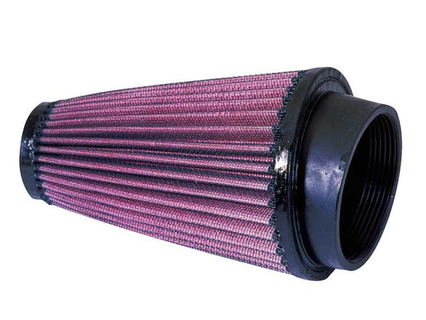 K&N Universal Clamp-On Air Intake Filter: High Performance Premium Washable, Replacement Filter: Flange Diameter: 2.75 In, Filter Height: 6 In, Flange Length: 1 In, Shape: Round Tapered, RU-3120,Black