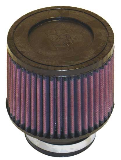 K&N Universal Clamp-On Air Filter: High Performance, Premium, Washable, Replacement Filter: Flange Diameter: 3 In, Filter Height: 4 In, Flange Length: 1.75 In, Shape: Round Tapered, RU-3700