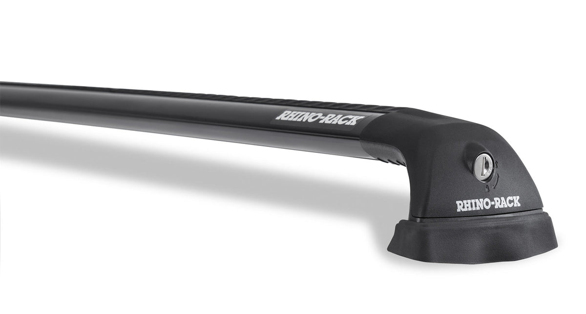 Rhino-Rack 20-21 Kia Seltos 5 Door SUV w/Flush Rails Vortex RVP 2 Bar Roof Rack Black RVP83