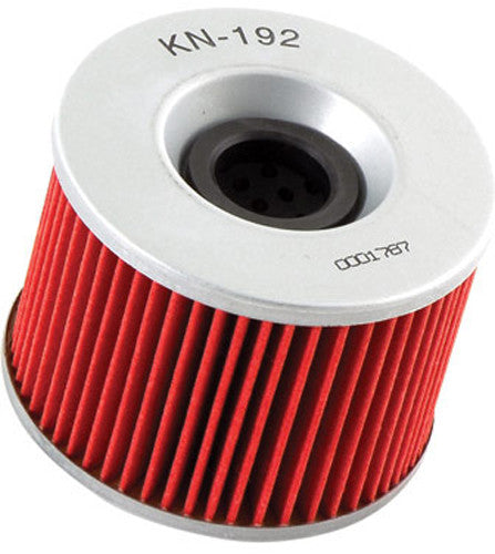 K&N Motorcycle Oil Filter: High Performance, Premium, Designed to be used with Synthetic or Conventional Oils: Fits Select Triumph Vehicles, KN-192