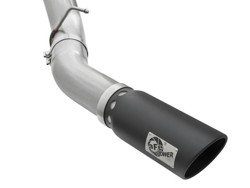 aFe Atlas Exhaust 5in DPF-Back Aluminized Steel w/ Black Tips 16-17 GM Diesel Truck V8-6.6L (td) 49-04081-B