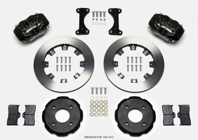 Wilwood Forged Dynalite Front Hat Kit 12.19in 2002 Mitsubishi Lancer 140-7015