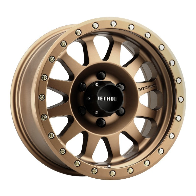 Method MR304 Double Standard 17x8.5 0mm Offset 6x5.5 108mm CB Method Bronze Wheel MR30478560900