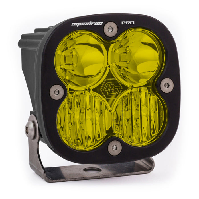 Baja Designs Led Light Pod Black Amber Lens Driving/Combo Pattern Squadron Pro 490013
