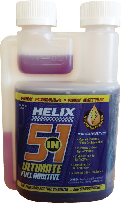 Helix 5 In 1 Fuel Additive 1 8 Oz. Bottle 911-1208