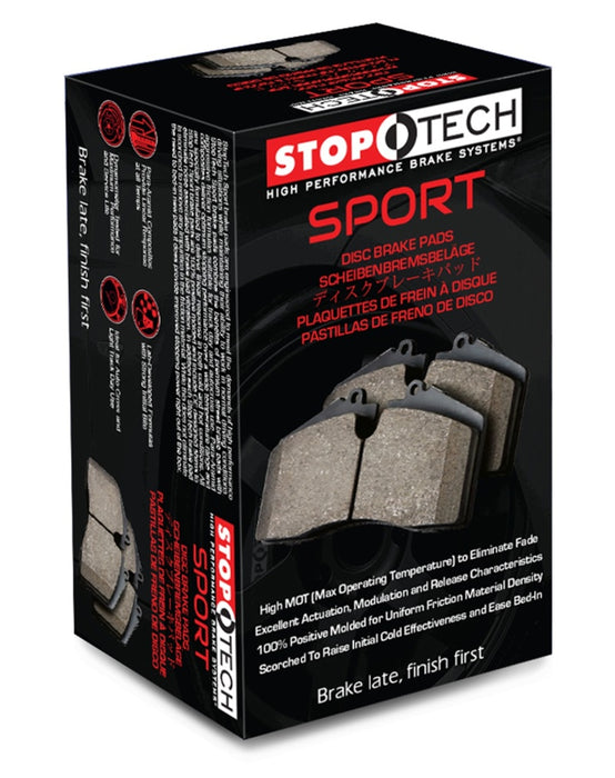 StopTech Sport Brake Pads w/Shims and Hardware Rear 309.0772