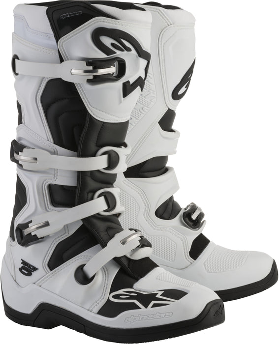 Alpinestars Tech 5 Boots White/Black Sz 13 2015015-21-13