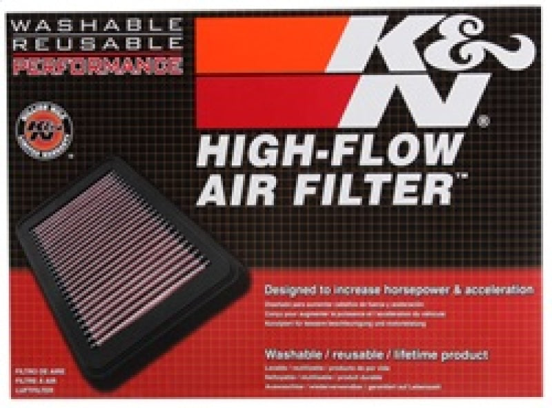 K&N 33-2365 Air Panel Filter for FORD MUSTANG SHELBY V8-5.4L F/I, 2007-2009