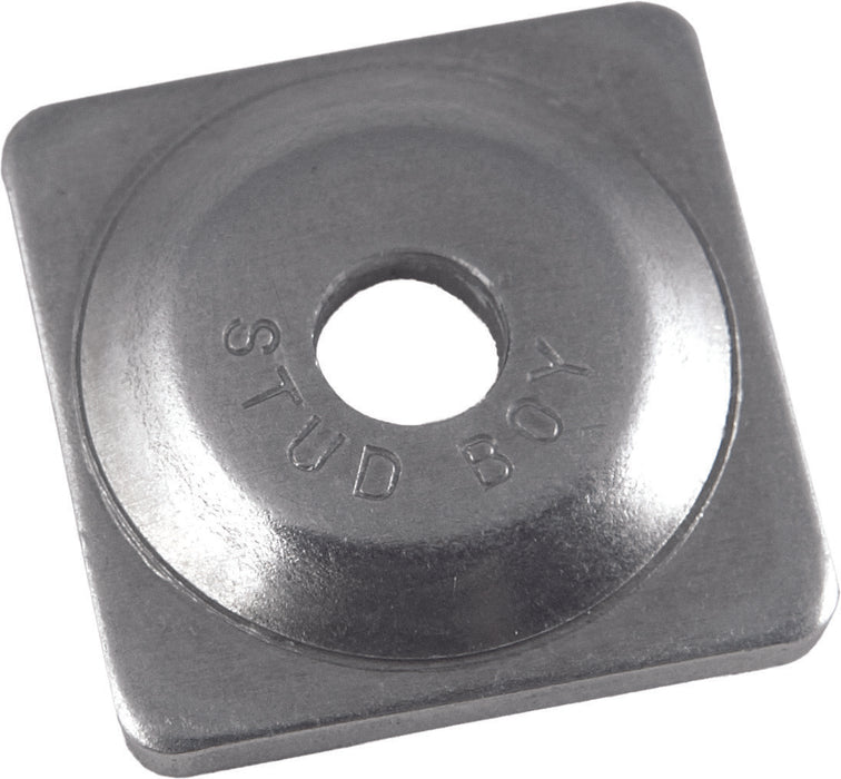 Stud Boy Square Backer Plates Aluminum 24/Pk 2061-P1