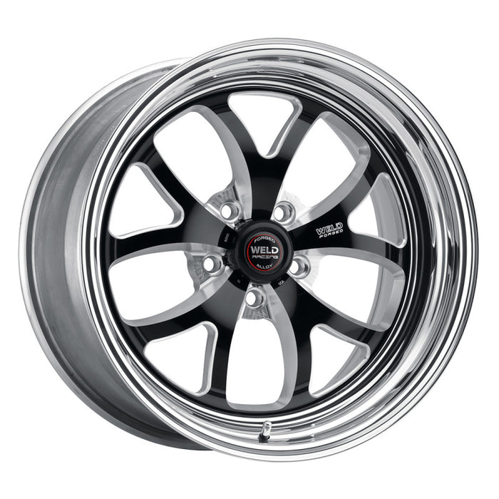 Weld S76 18x10 / 5x4.75 BP / 5.6in. BS Black Wheel (High Pad) Non-Beadlock 76HB8100B56A