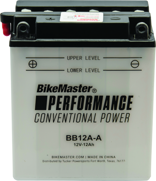 BikeMaster Performance Conventional Battery BB12A-A