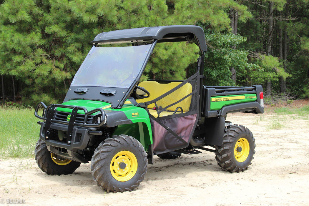 Seizmik UTV Versa-Vent Full Front Windshield Compatible with John Deere Gator XUV/HPX 2006-2020 UTV Models | UV Resistant Poly | Side by Side Accessories