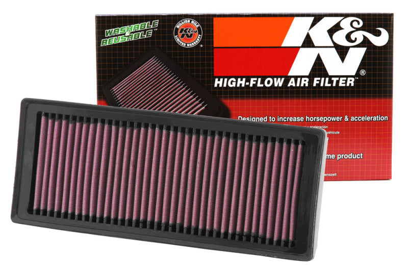 K&N 33-2945 Air Panel Filter for AUDI A4 L4-2.0L F/I, 2009-2016