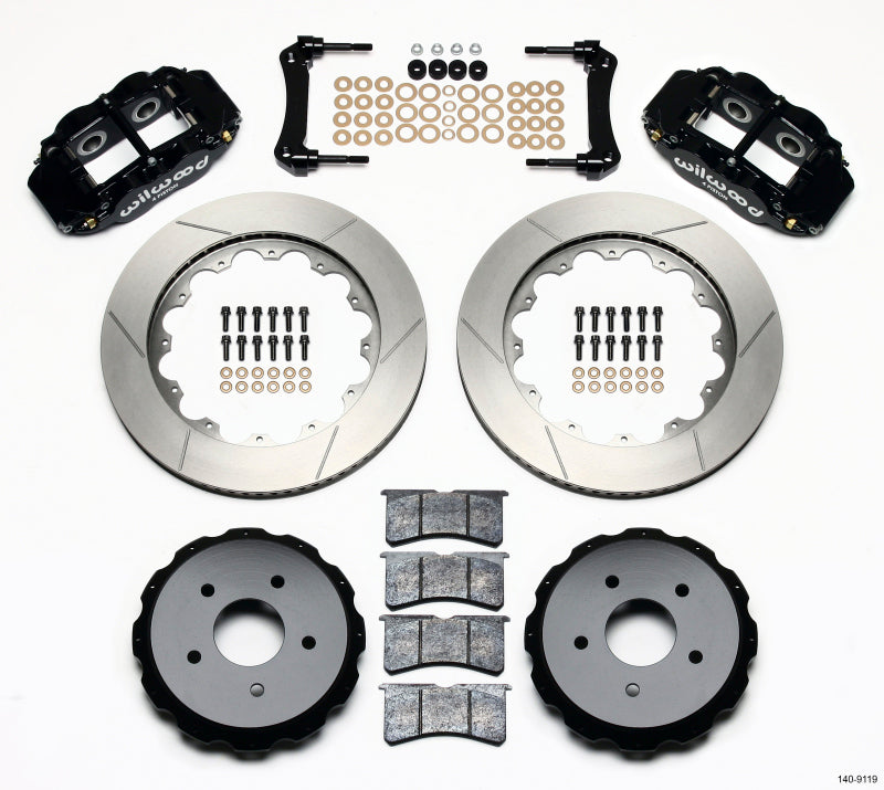 Wilwood Narrow Superlite 4R Rear Kit 14.00in 97-04 Corvette C5/Z06 05-13 C6 140-9119