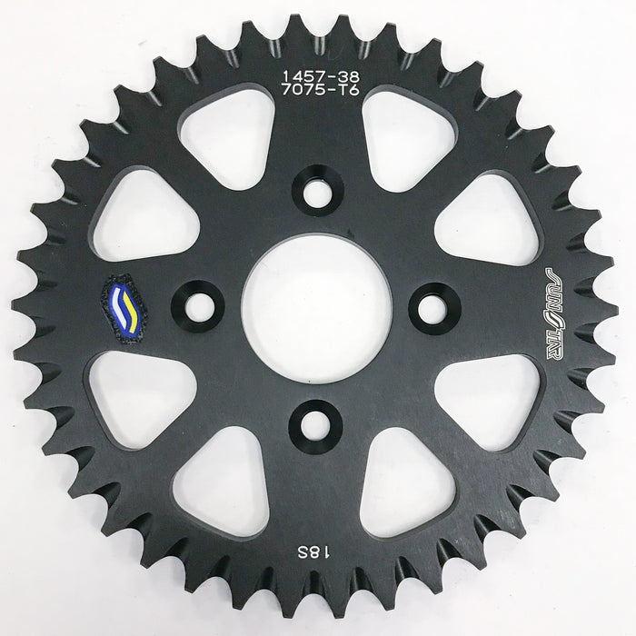 Sunstar 5-145738BK Aluminum Rear Sprocket - 38T - Black