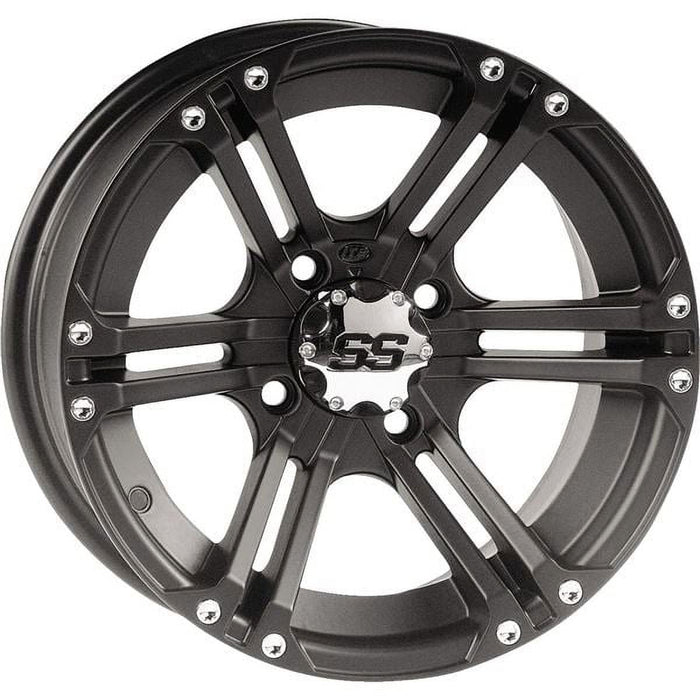 Matte Black 14x8, 4/156, 5+3 ITP SS212 Alloy Aluminum Wheel - 1428376536B