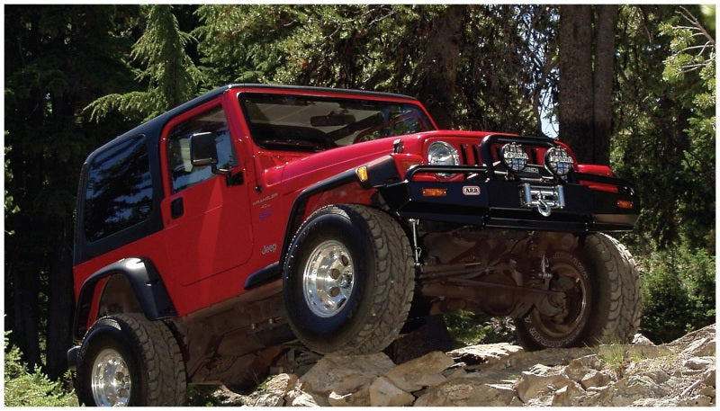 Bushwacker Black Pocket Style Fender Flares For 97-06 Jeep Wrangler Tj 10908-07