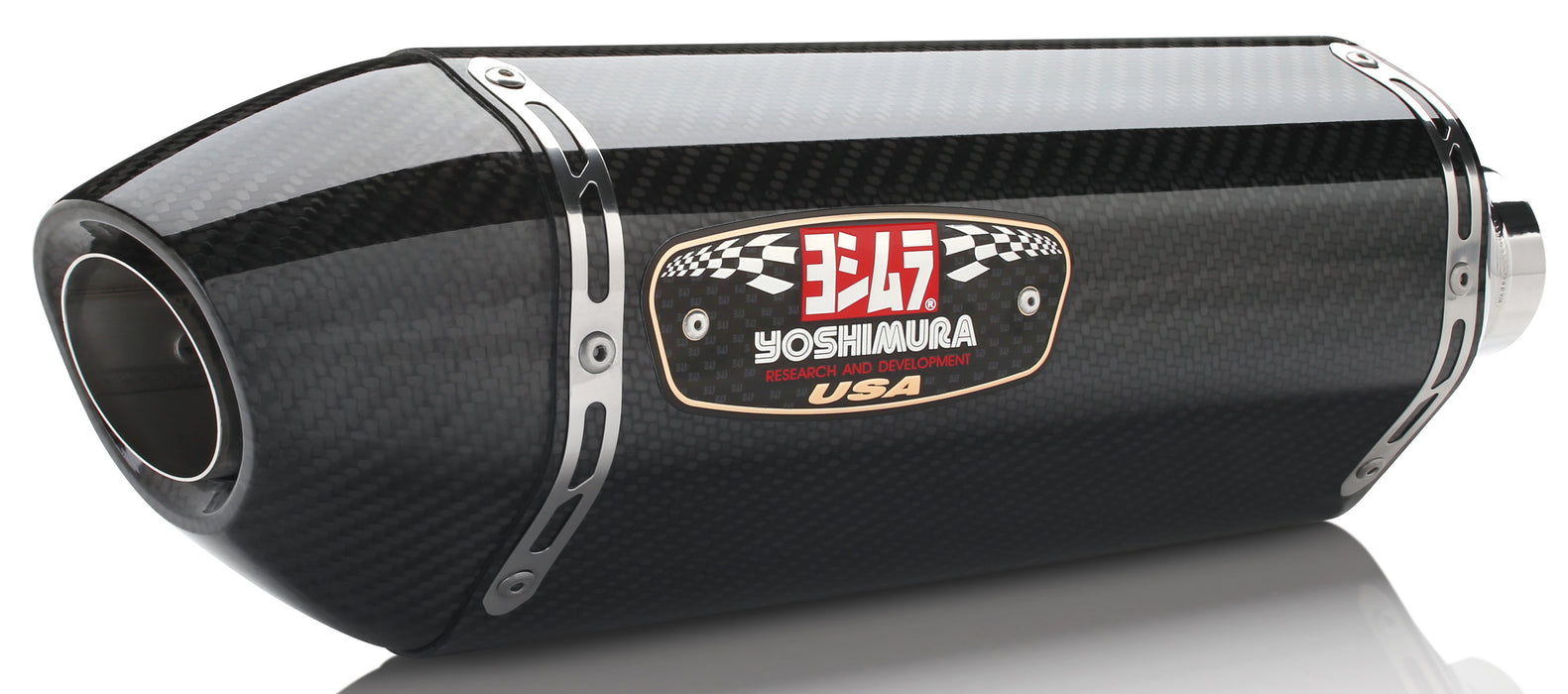 Yoshimura 960-1353 Exhaust Street R-77 Slip-On Ss-Cf-Cf