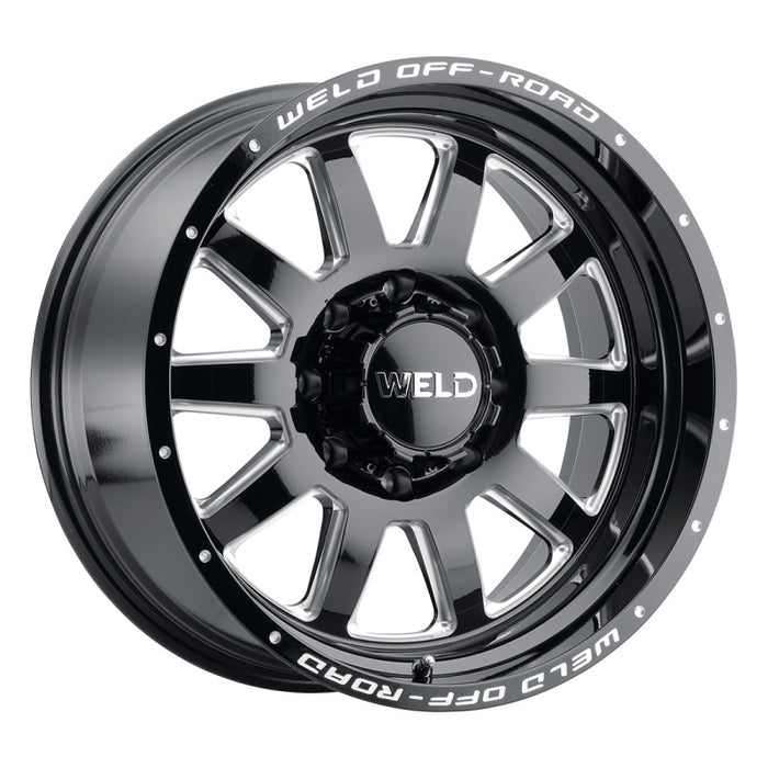 Weld Off-Road W102 20X10 Stealth 5X139.7 5X150 ET-18 BS4.75 Gloss Black MIL 110.2 W10200070475