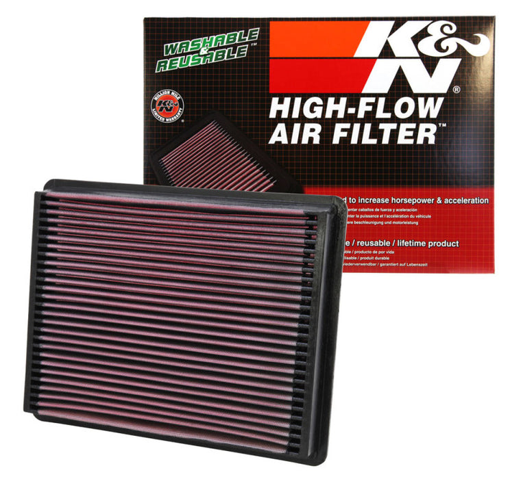K&N 33-2135 Air Panel Filter for CAD 02-09, CHEV/GMC P/U 99-09