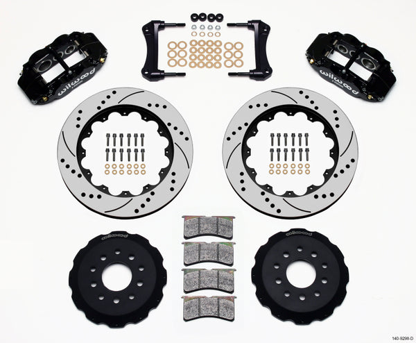 Wilwood Narrow Superlite 6R Front Hat Kit 14.00in Drilled 88-93 Corvette C4 140-9298-D