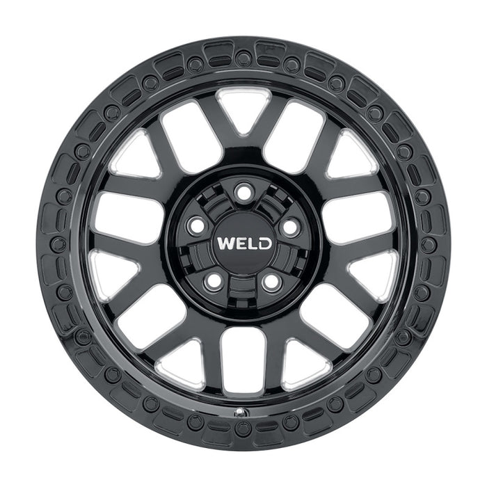 Weld Off-Road W105 17X9.0 Cinch 6X135 6X139.7 ET00 BS5.00 Gloss Black MIL 106.1 W10579098500