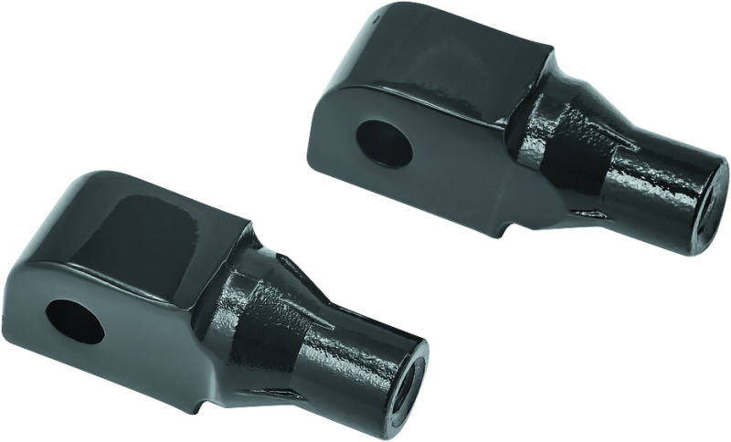 Kuryakyn Tapered Peg Adapters For Honda, Triumph, Gloss Black 8866