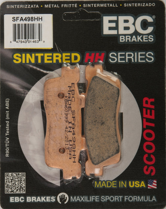 EBC Brakes SFA498HH Sintered Scooter Brake Pad