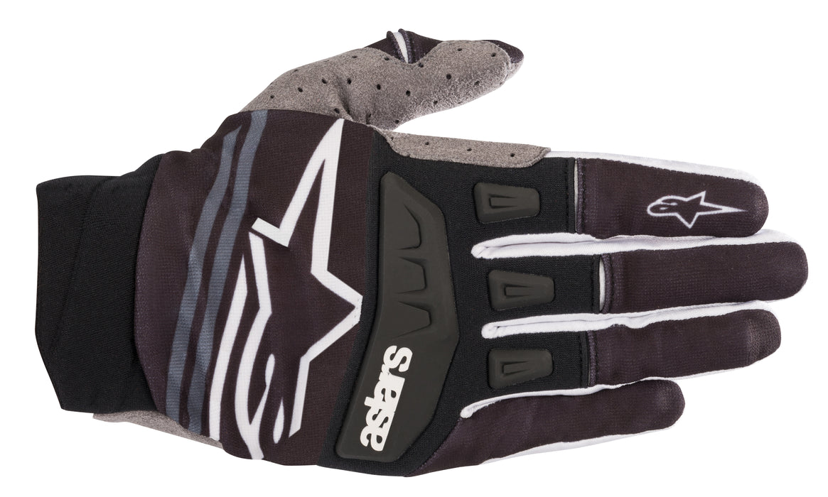 Alpinestars Techstar Gloves Black/White Lg 3561019-12-L