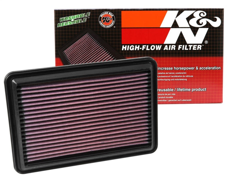 K&N 33-5016 Air Panel Filter for NISSAN ROGUE L4-2.5L F/I, 2014-2017