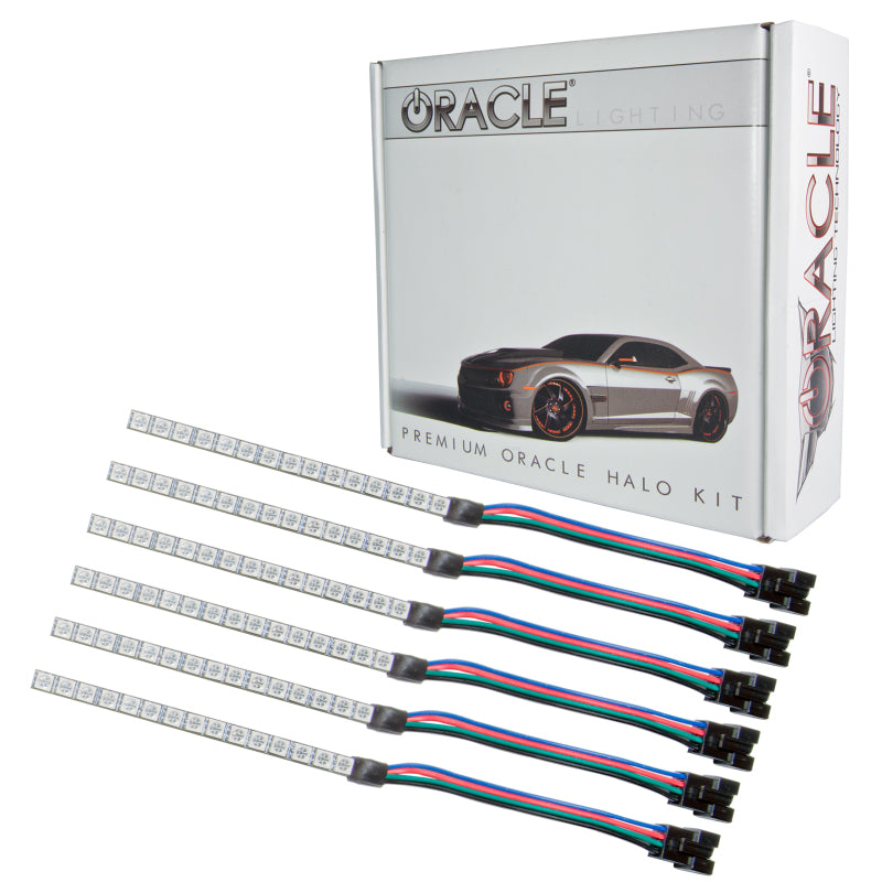 Oracle 15-17 Ford Mustang V6/GT/Shelby DRL w/ Halo Kit ColorSHIFT w/o Controller SEE WARRANTY 2267-334