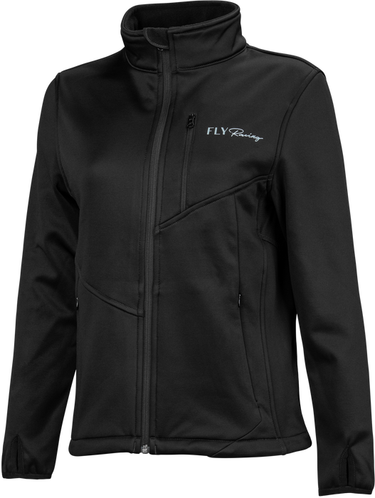 Fly Racing Snow Women's Mid-Layer Jacket (Black, 3X-Large)