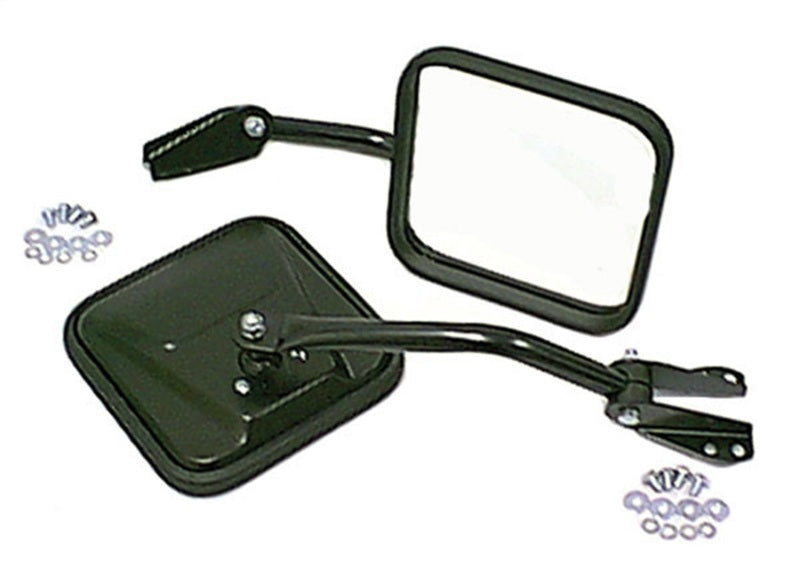 Omix Black Side Mirror Kit Oe Reference: 5462736K Fits 1955-1986 Jeep Cj Models 11001.02