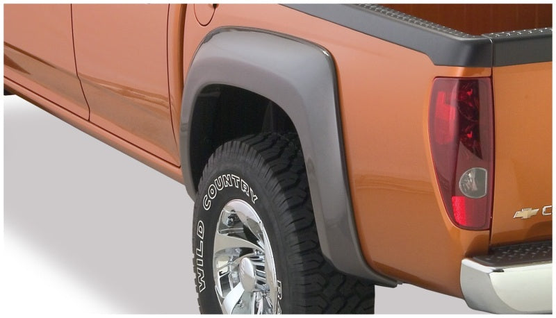 Bushwacker 04-12 GMC Canyon Extend-A-Fender Style Flares 2pc 61.1/72.8in Bed Black 41028-02