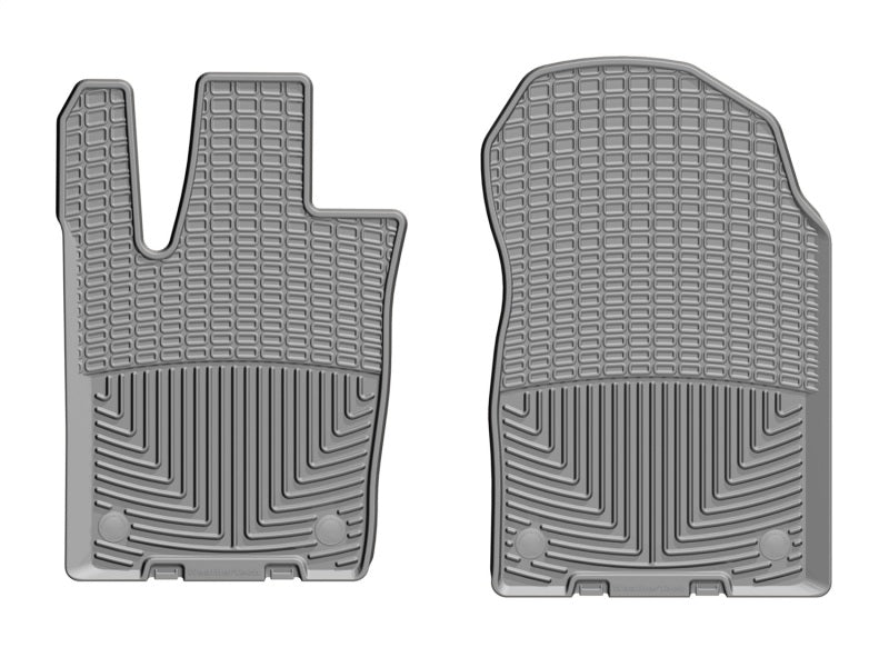 WeatherTech 2016+ compatible with Jeep Grand Cherokee / Compatible with Dodge Durango Front Rubber Mats Grey W399GR