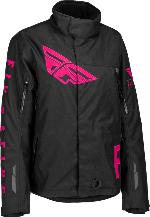 Fly Racing 2023 Women's SNX Pro Jacket (Black/Pink, XX-Large)