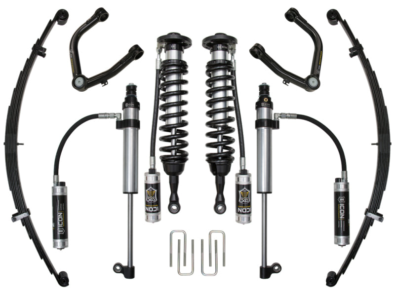 Icon 2007-2021 Toyota Tundra 1-3" Lift Stage 9 Suspension System With Tubular Upper Control Arms K53029T