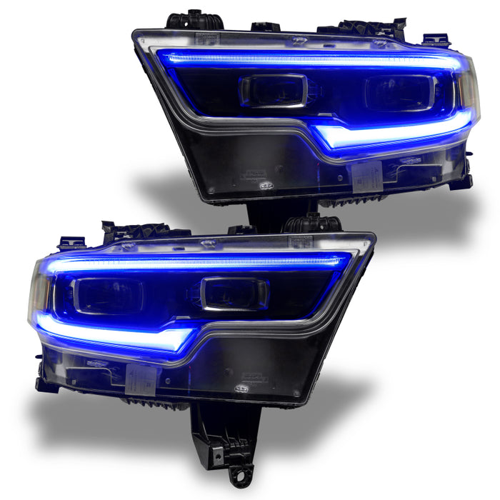 ORACLE Lighting 2019-2022 Ram 1500 RGBW+A Headlight DRL Upgrade Kit - LED Projector Headlights