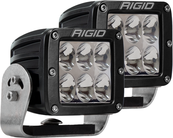 Rigid Industries D2 HD Black- Driving Set of 2 522313