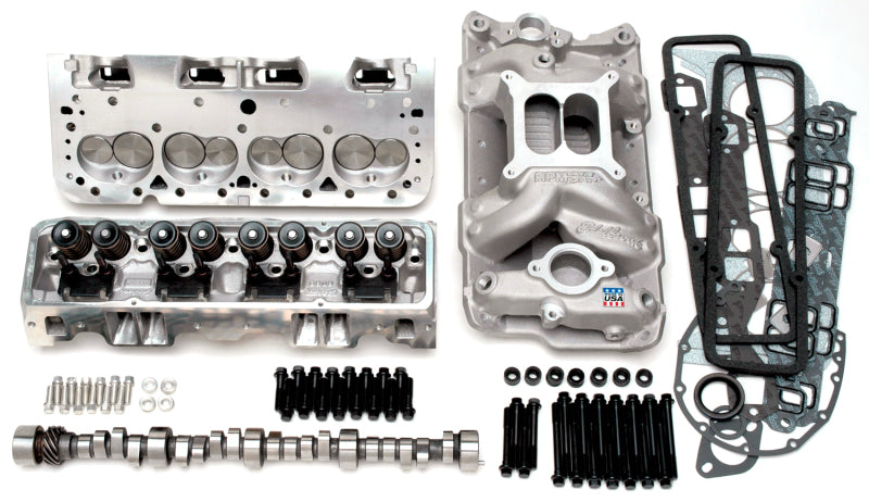 Edelbrock 435Hp Total Power Package Top-End Kit for Use On 1955 And Later SB-Chevy 2099