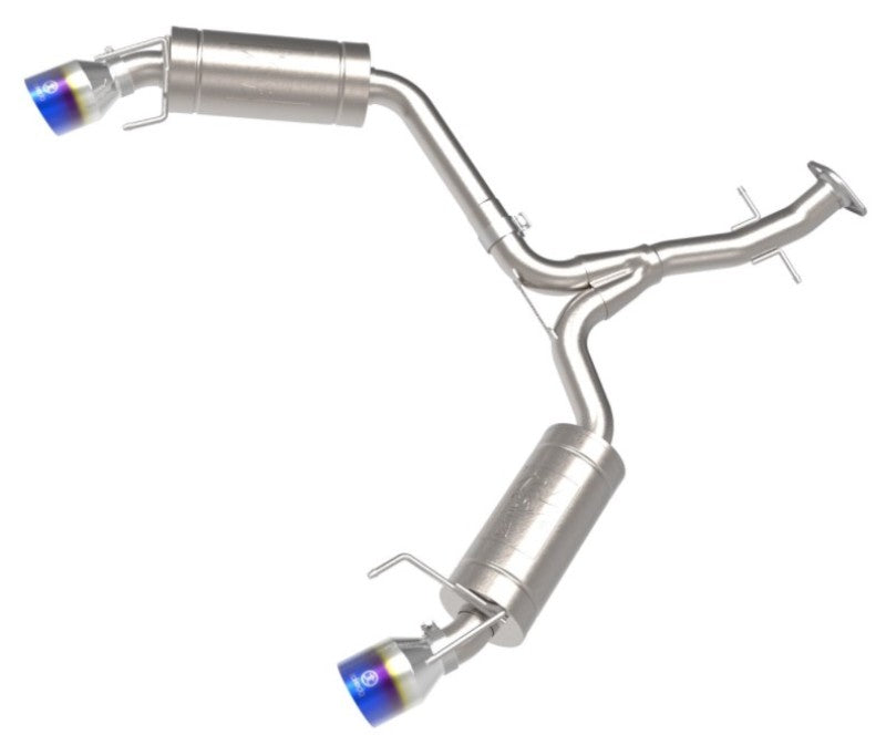 aFe POWER Takeda 06-13 Lexus IS250/IS350 SS Axle-Back Exhaust w/ Blue Flame Tips 49-36055-L