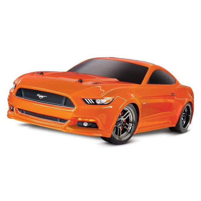 Traxxas 830444ORNG Ford Mustang GT 1 by 10 Scale AWD Supercar, Orange