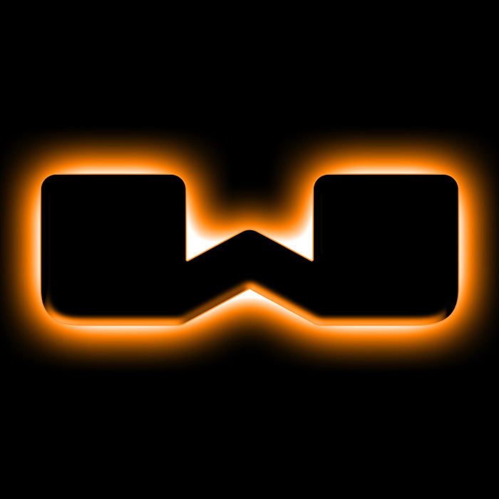 ORACLE Lighting Universal Illuminated LED Letter Badges Matte Blk Surface Finish W SEE WARRANTY 3141-W-005