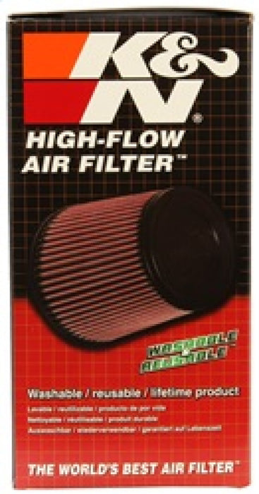 K&N Universal Clamp-On Air Filter: High Performance, Premium, Washable, Replacement Engine Filter: Flange Diameter: 2.4375 In, Filter Height: 7 In, Flange Length: 1.25 In, Shape: Oval, RU-1390